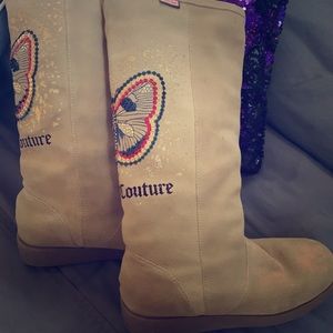 Juicy couture fur lined boots